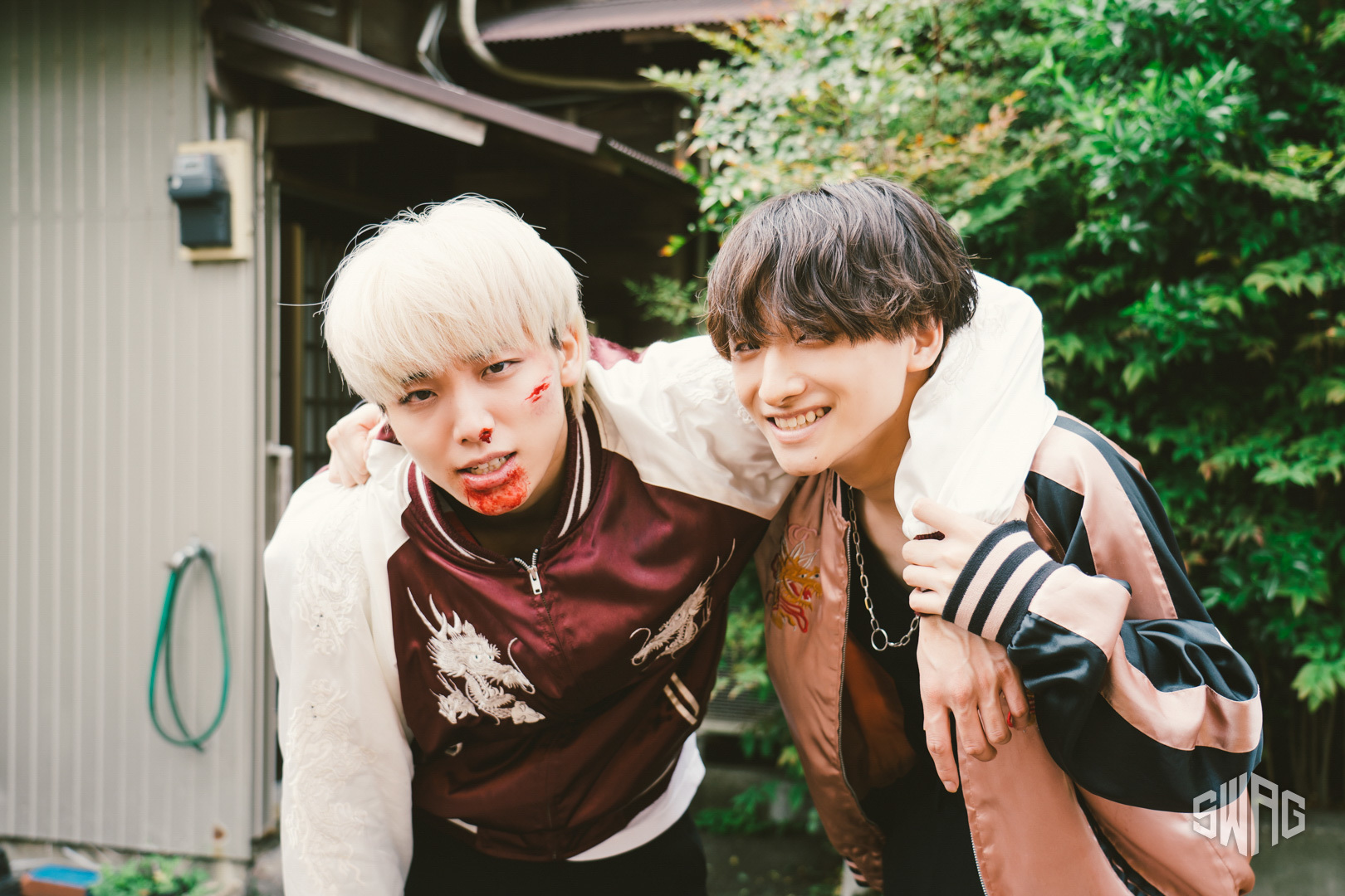 バトルキングまだまだ好評上映中！直江兄弟のオフショット👬