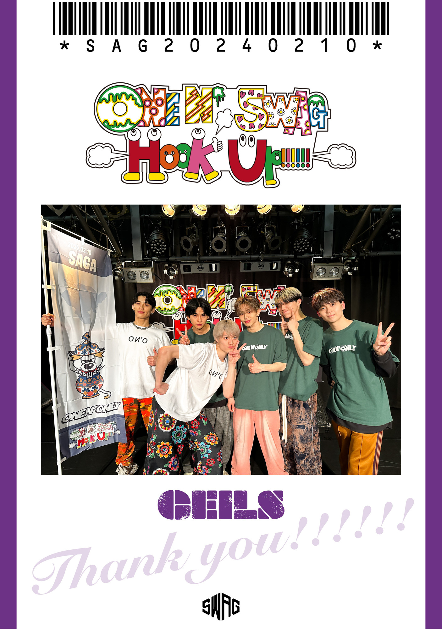 ONE N’ SWAG ～Hook Up!!!!!!～ ＠GEILS