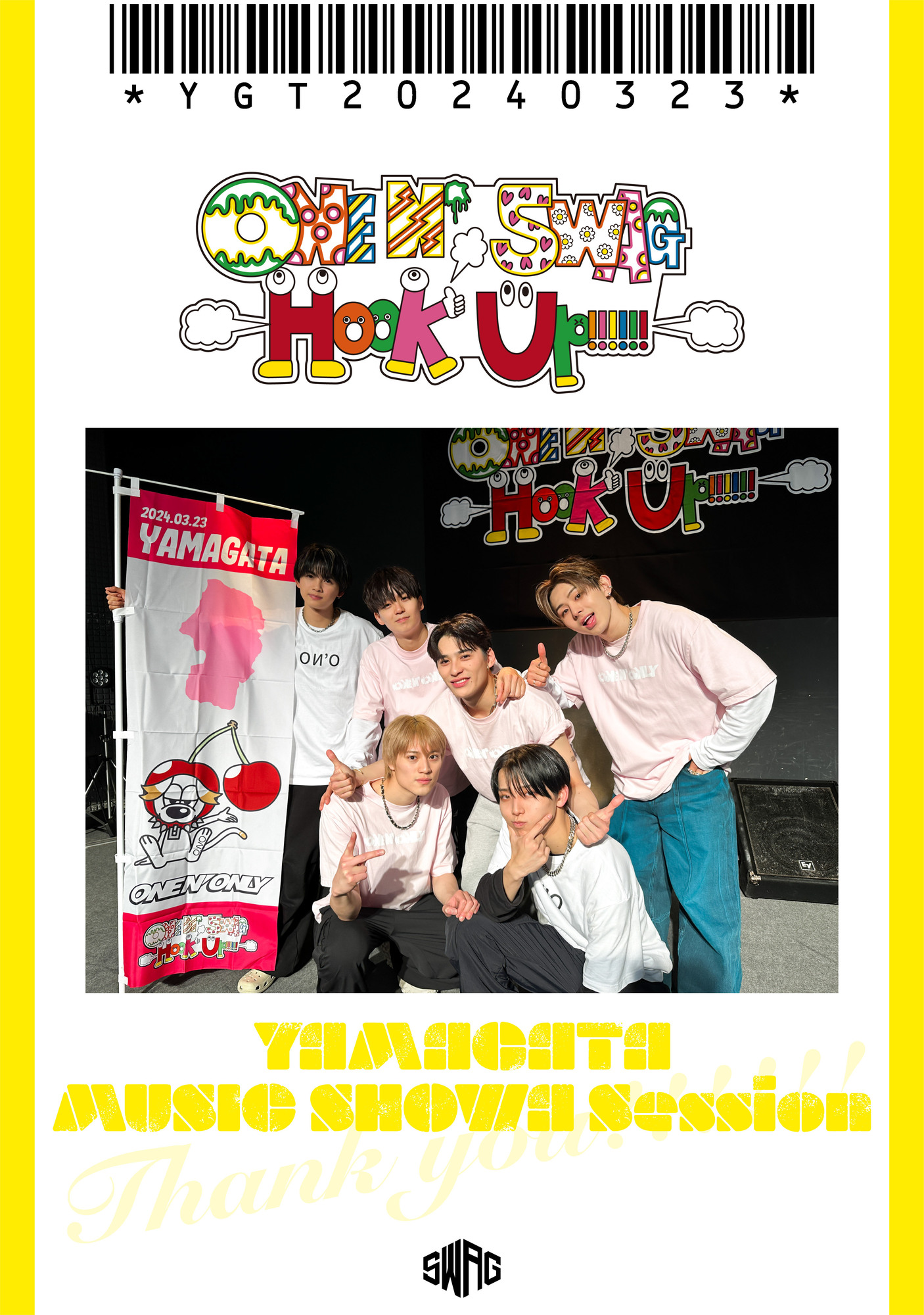 ONE N’ SWAG ～Hook Up!!!!!!～ ＠山形 ミュージック昭和 Session