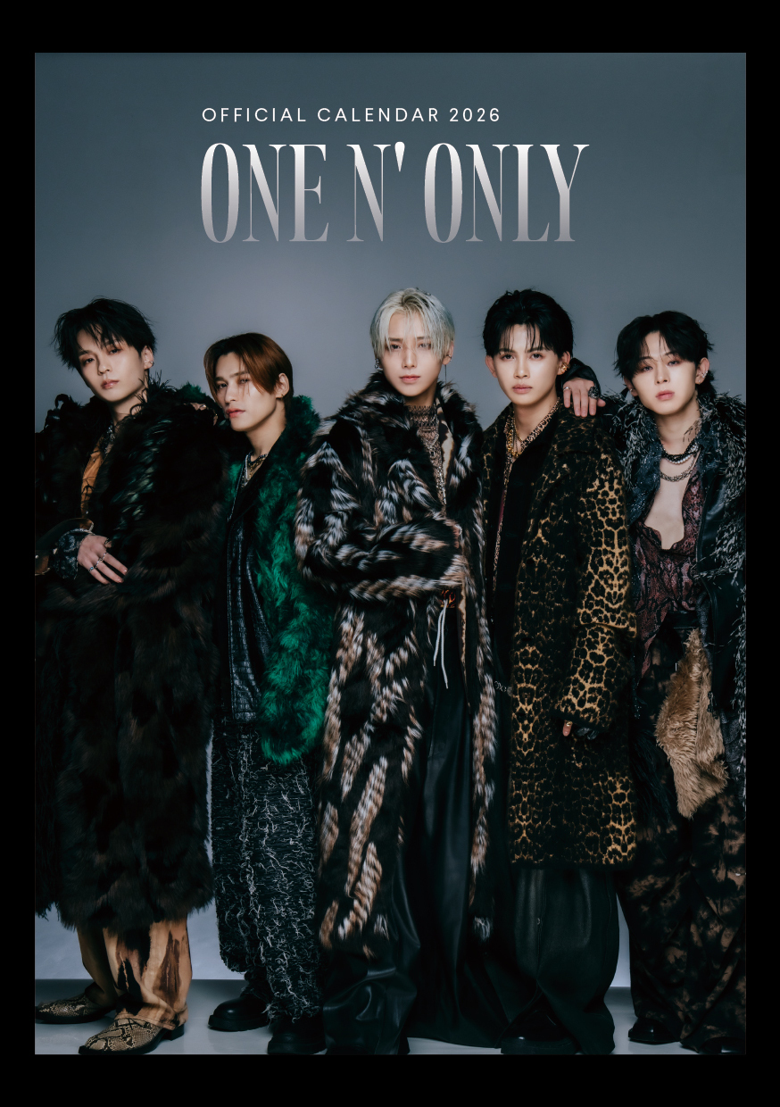 ONE N' ONLY OFFICIAL CALENDAR 2026」発売決定！ | ONE N' ONLY